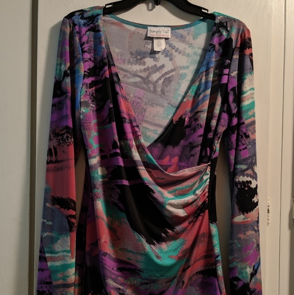 Tall: Simply Tall Crossover Top - Picture 1 of 3